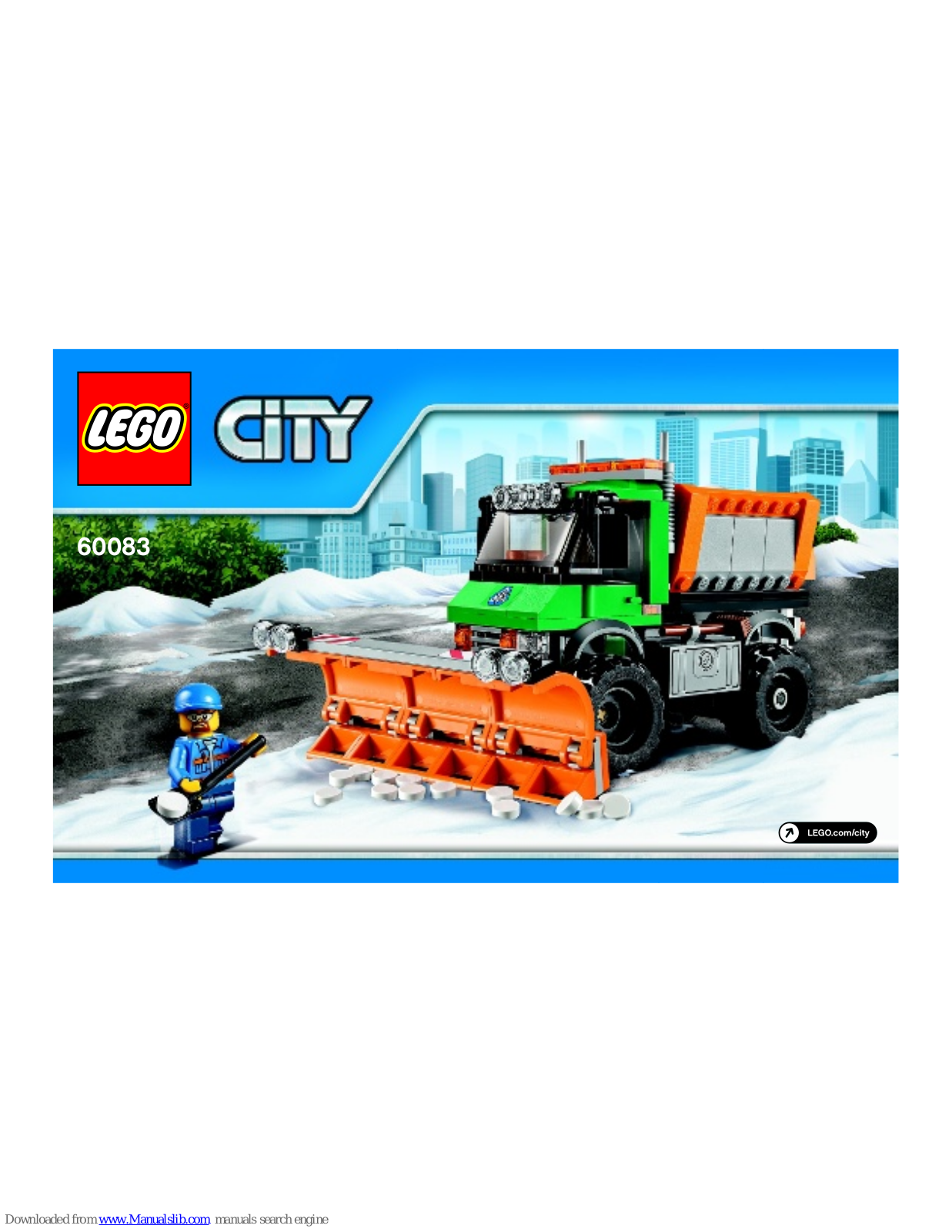 LEGO City 60083 Assembly Manual