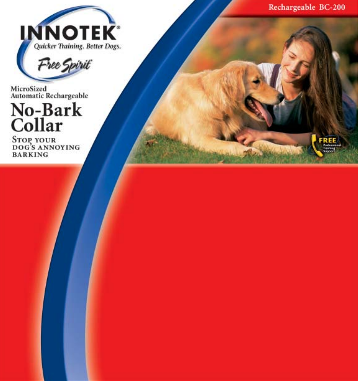 Free spirit clearance bark collar manual