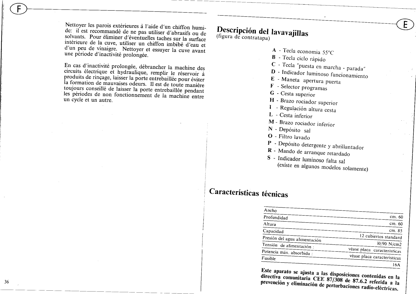 Smeg LBST70M User Manual