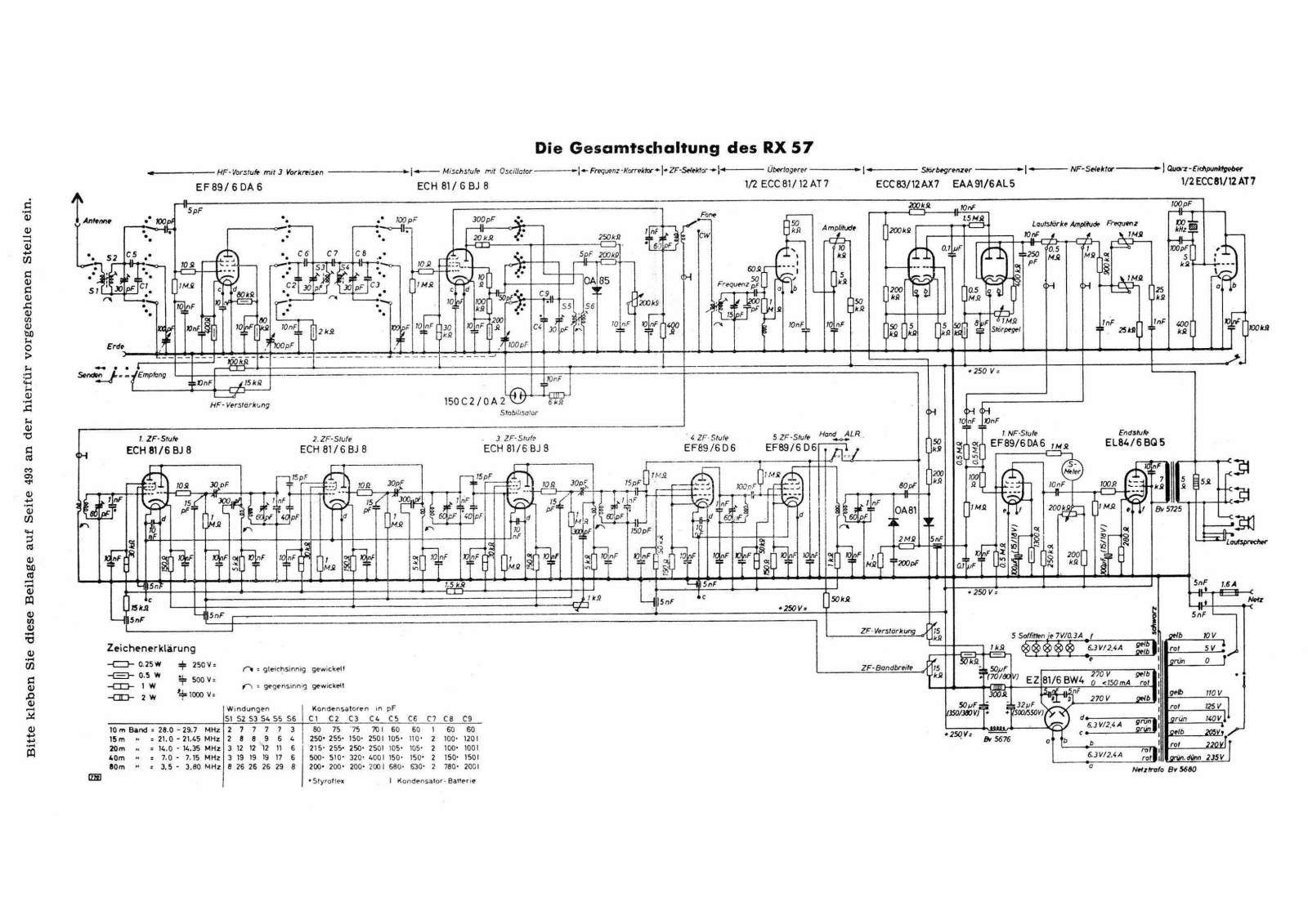 Funke RX57 Schematics