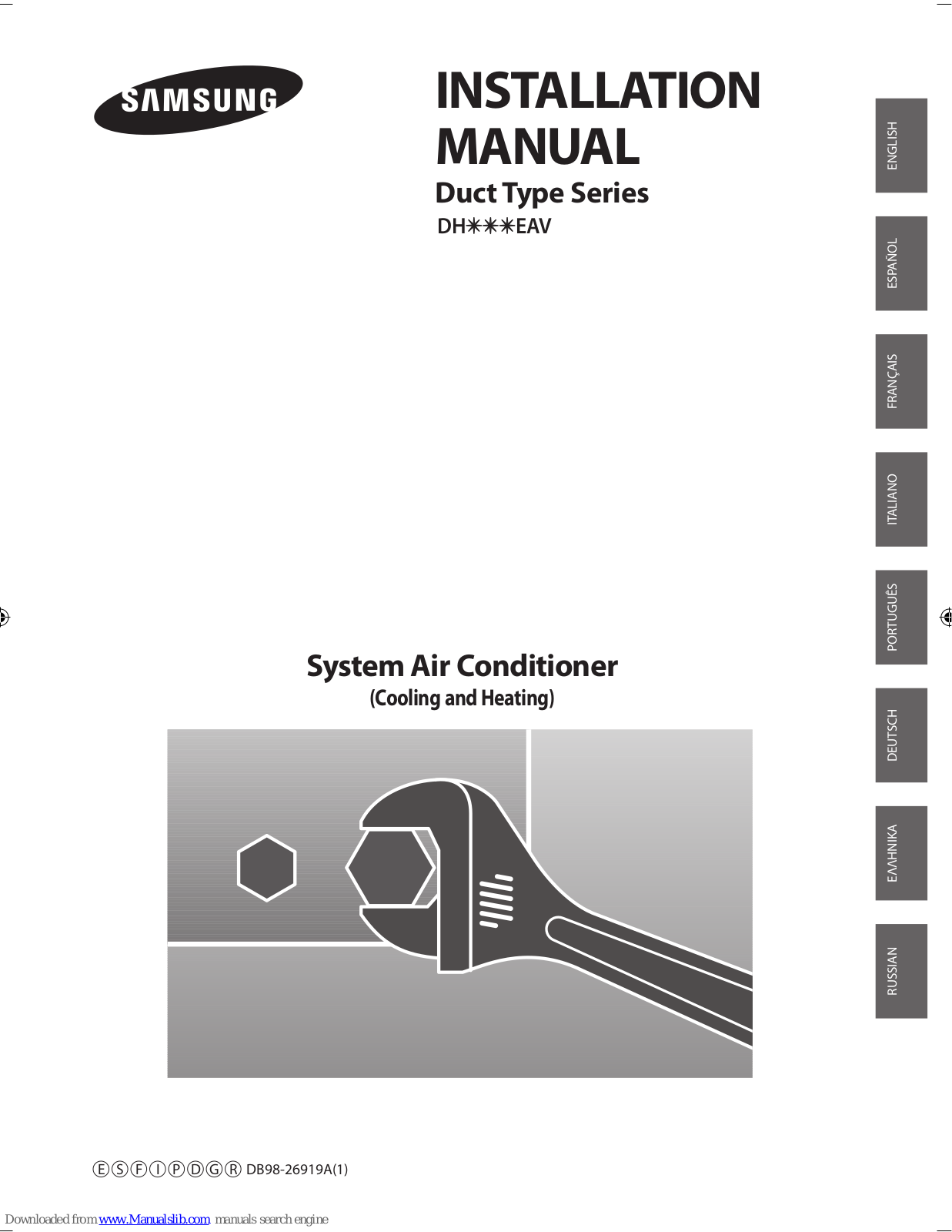 Samsung DH***EAV Series Installation Manual