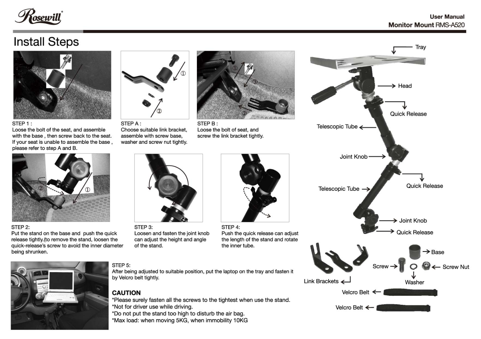 Rosewill RMS-A520 User Manual