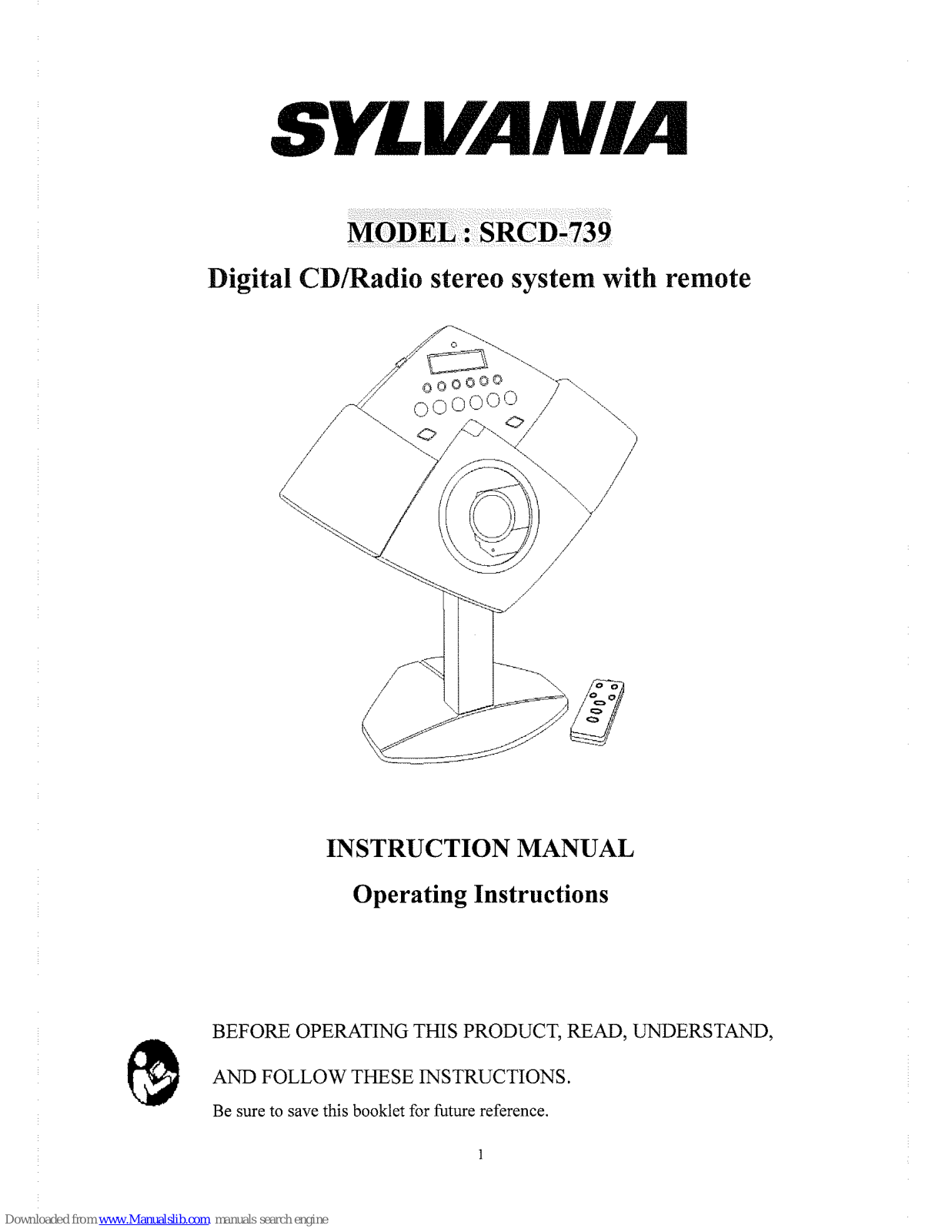 Sylvania SRCD-739 Instruction Manual - ManualMachine.com