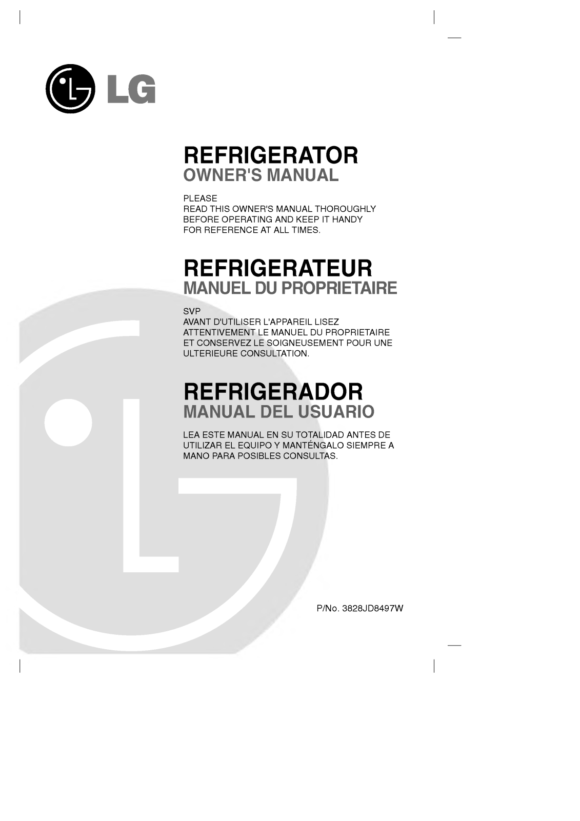 LG GC-151SA.ASWQGSF User Manual