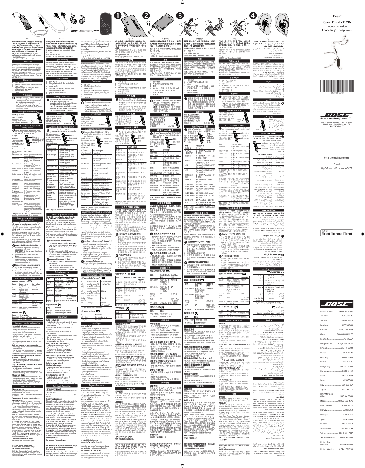 Bose QuietComfort 20i User Manual