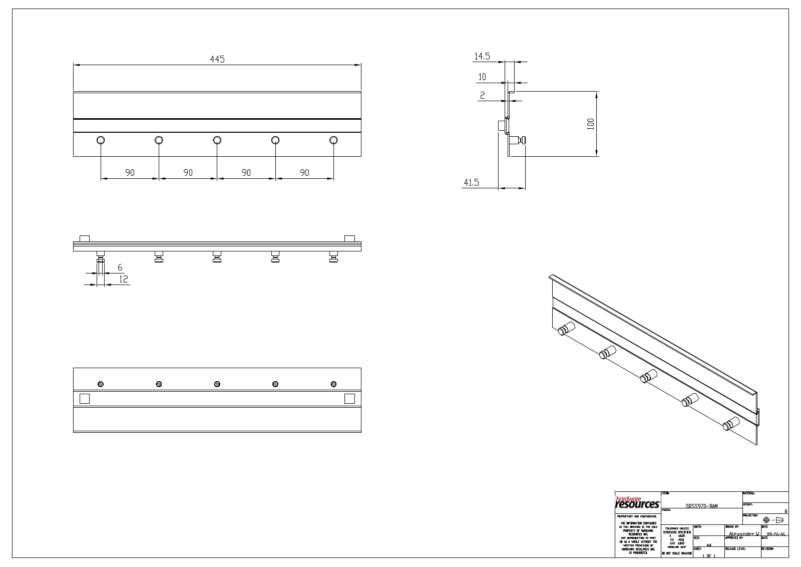 Hardware Resources HWSC1680 Specifications - ManualMachine.com