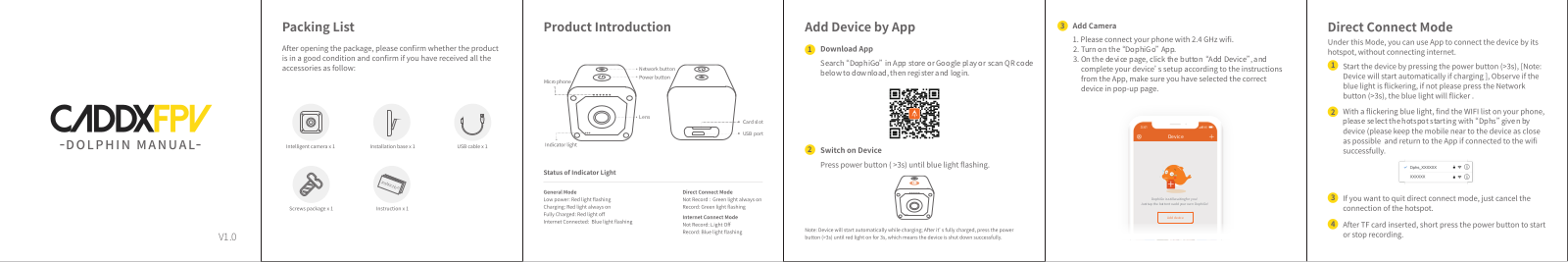 Caddx Dolphin User Manual