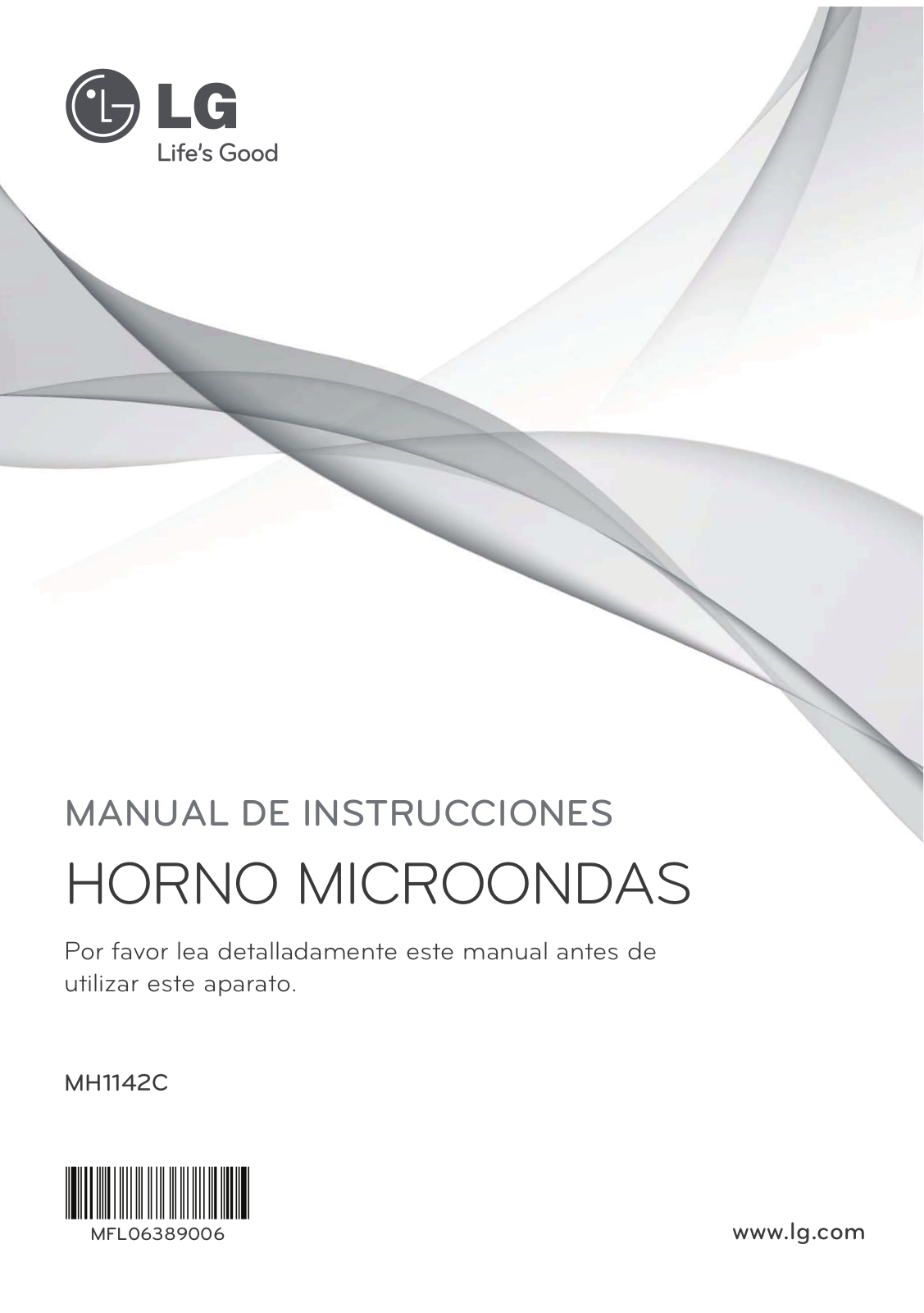 LG MH1142C Owner's Manual