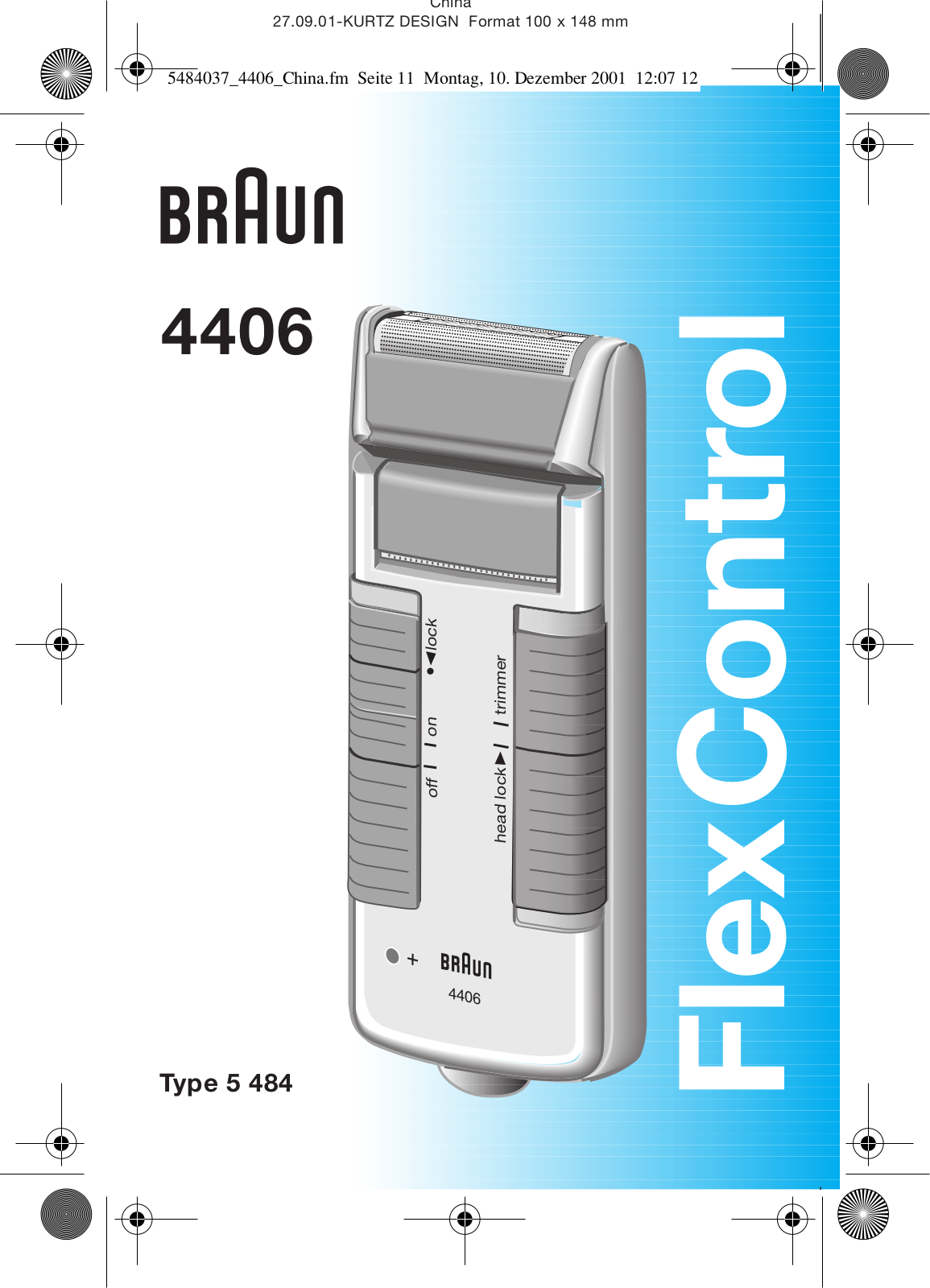 Braun 4406 User Manual