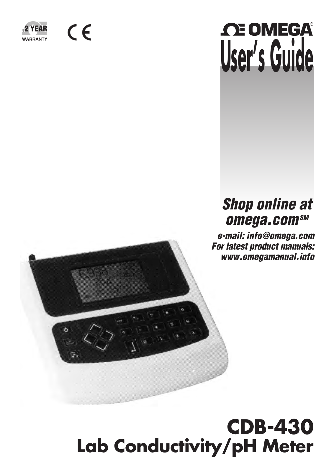 Omega CDB-430 User guide - ManualMachine.com