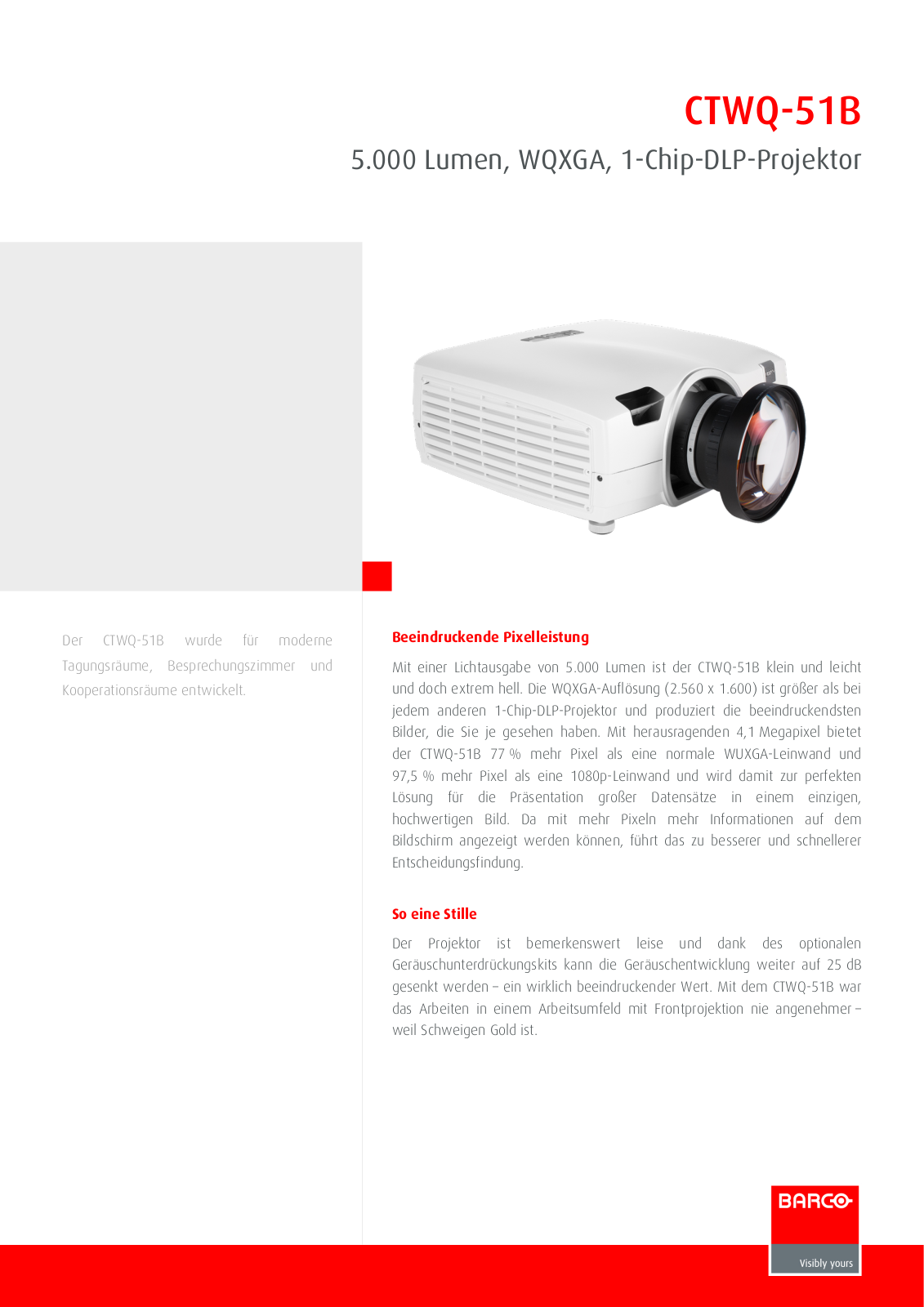 Barco CTWQ-51B User Manual