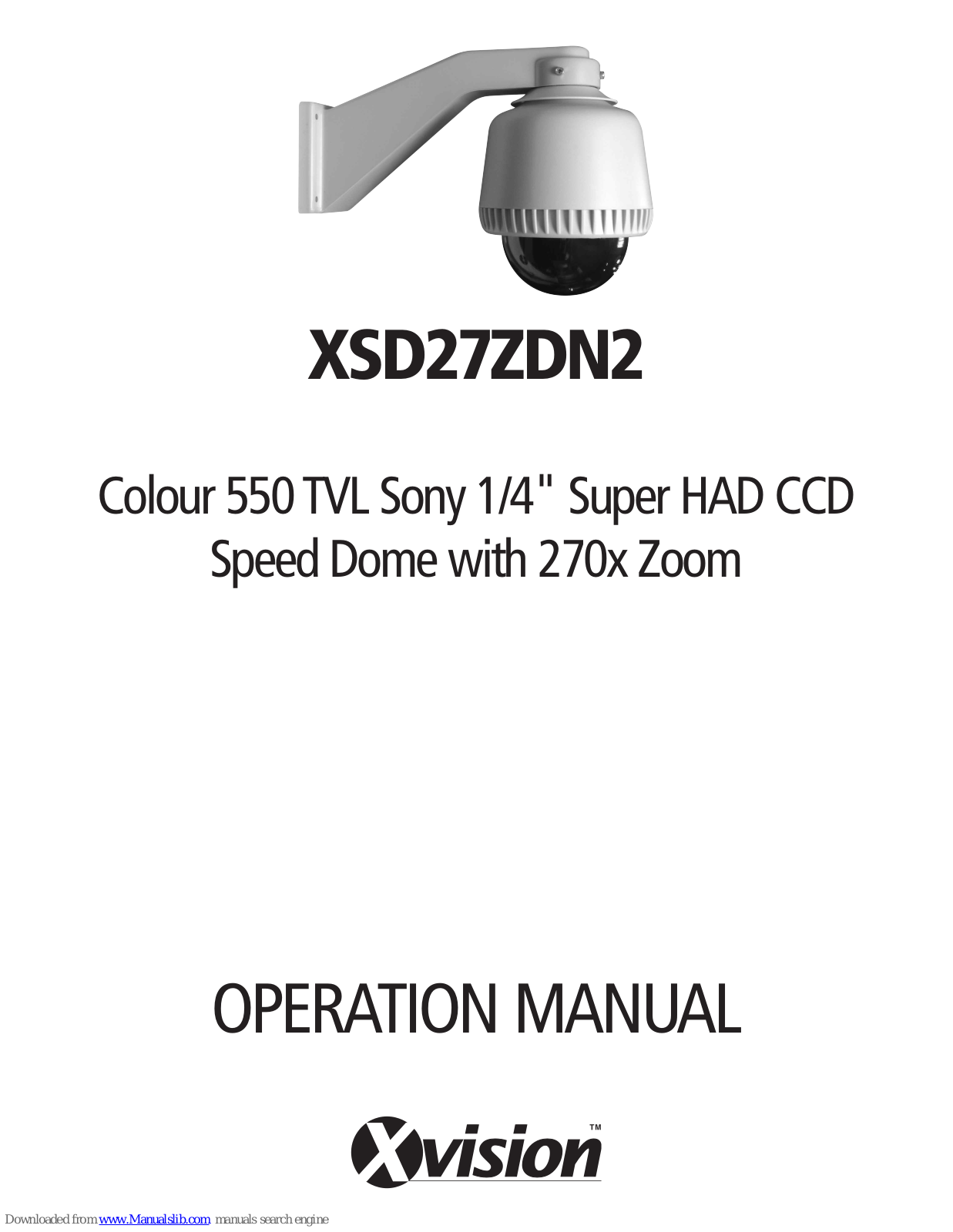 XVision XSD27ZDN2 Operation Manual - ManualMachine.com