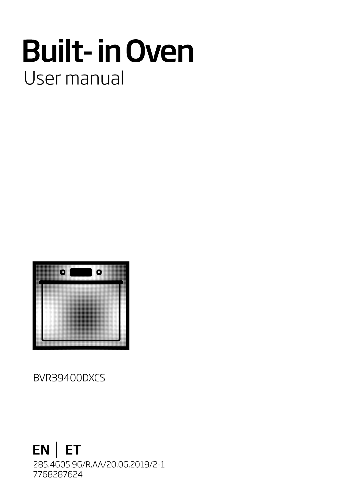 Beko BVR39400DXCS User manual