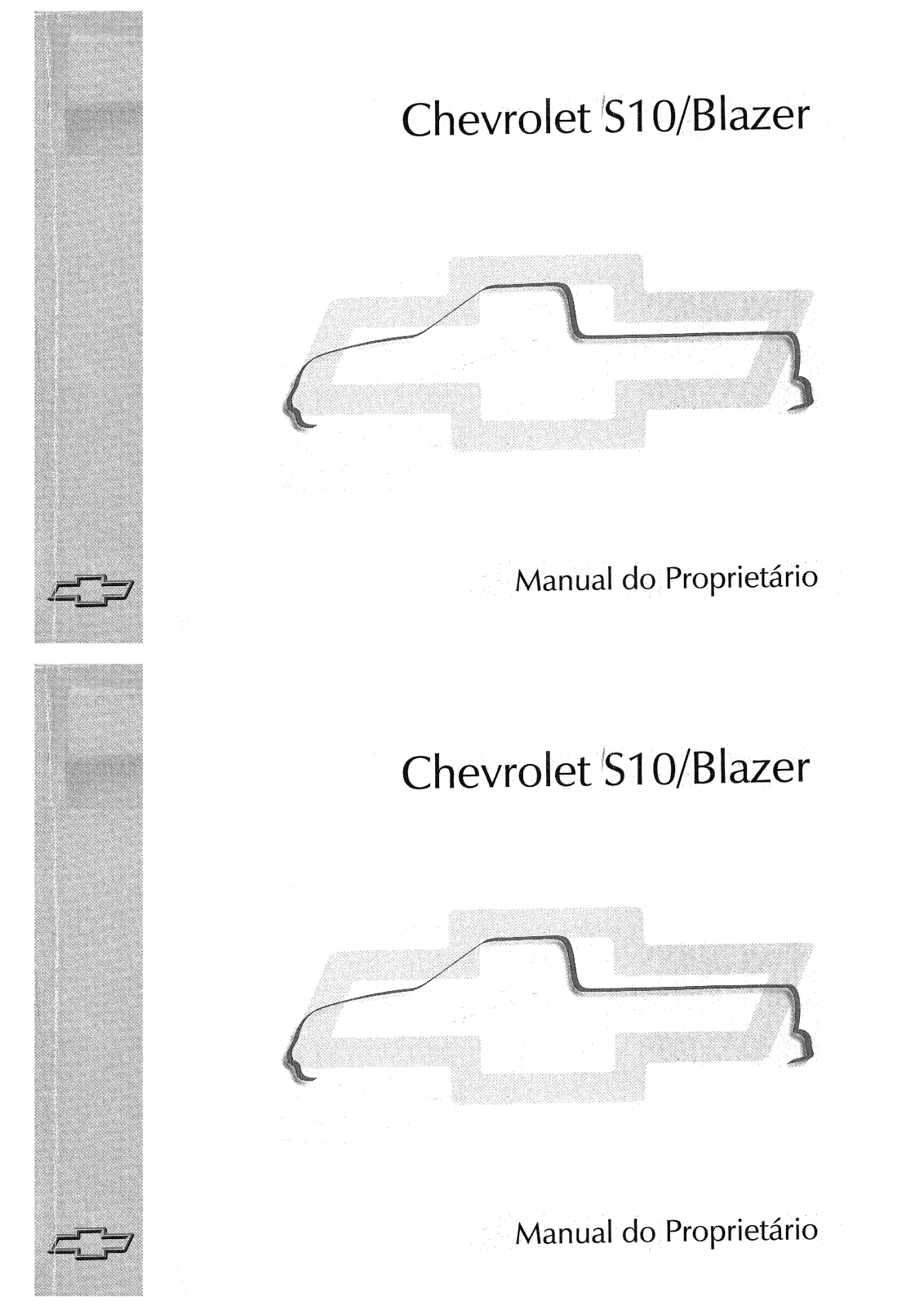 Chevrolet S10 BLAZER User Manual