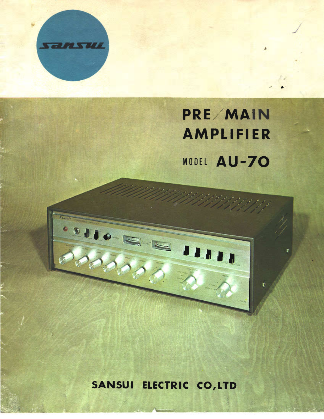 Sansui AU-70 Service Manual