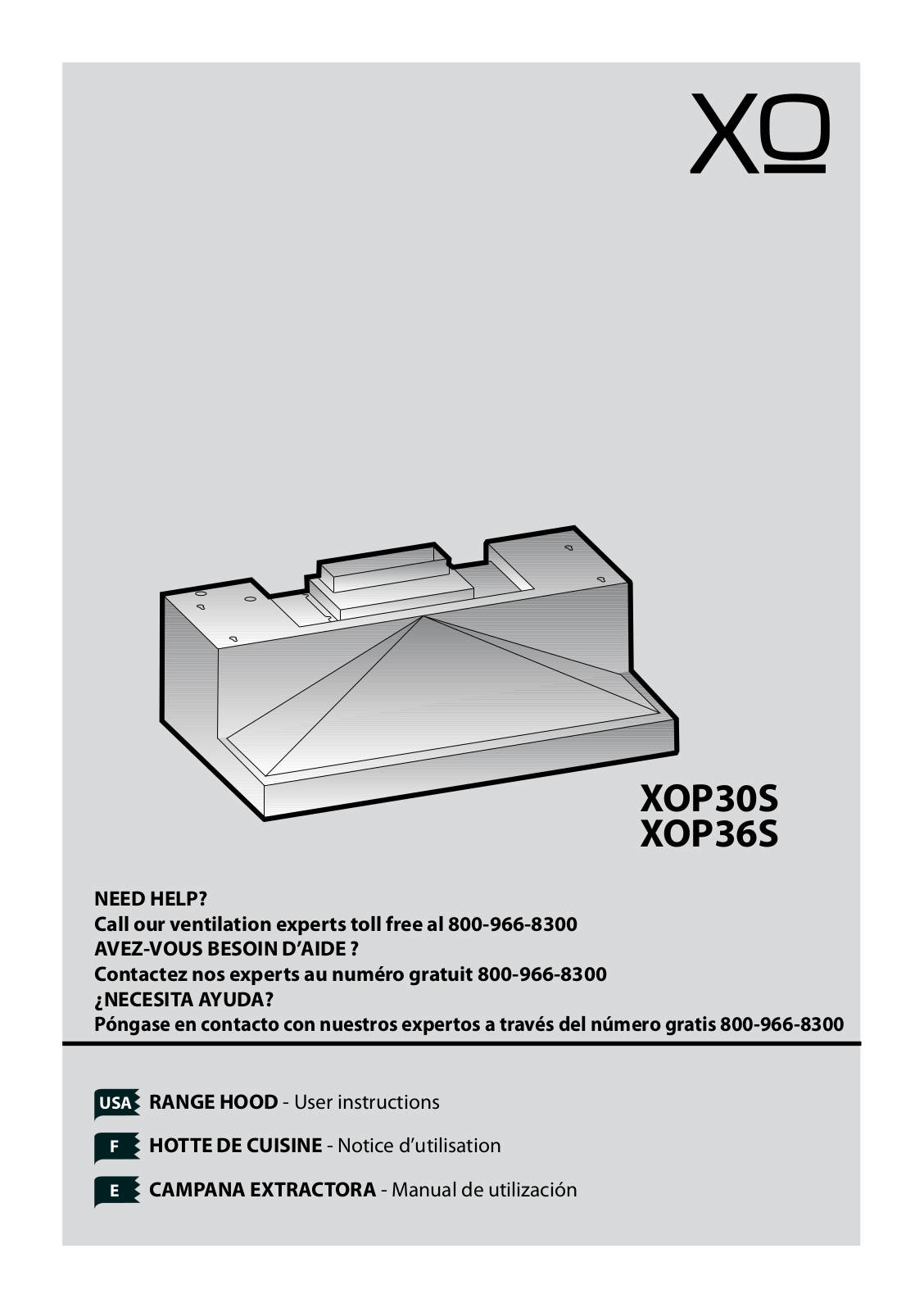 XO XOP36S User Manual