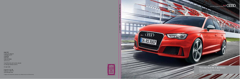 Audi RS3 User Manual