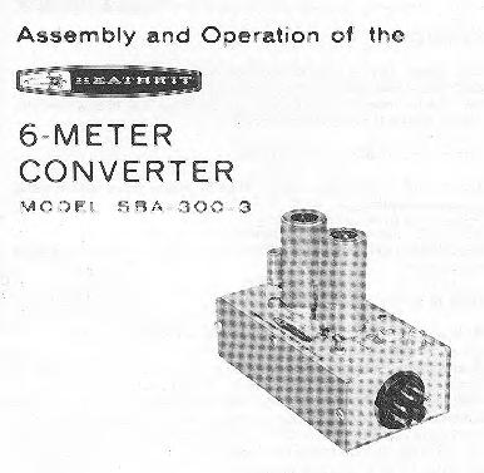 Heathkit sba 300 schematic