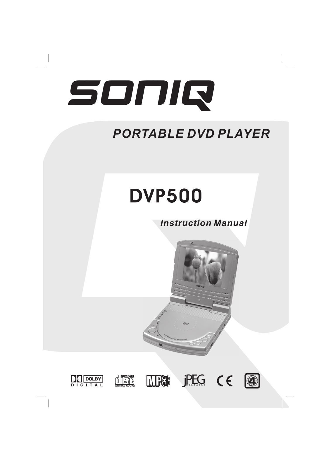 SONIQ DVP500 User Manual