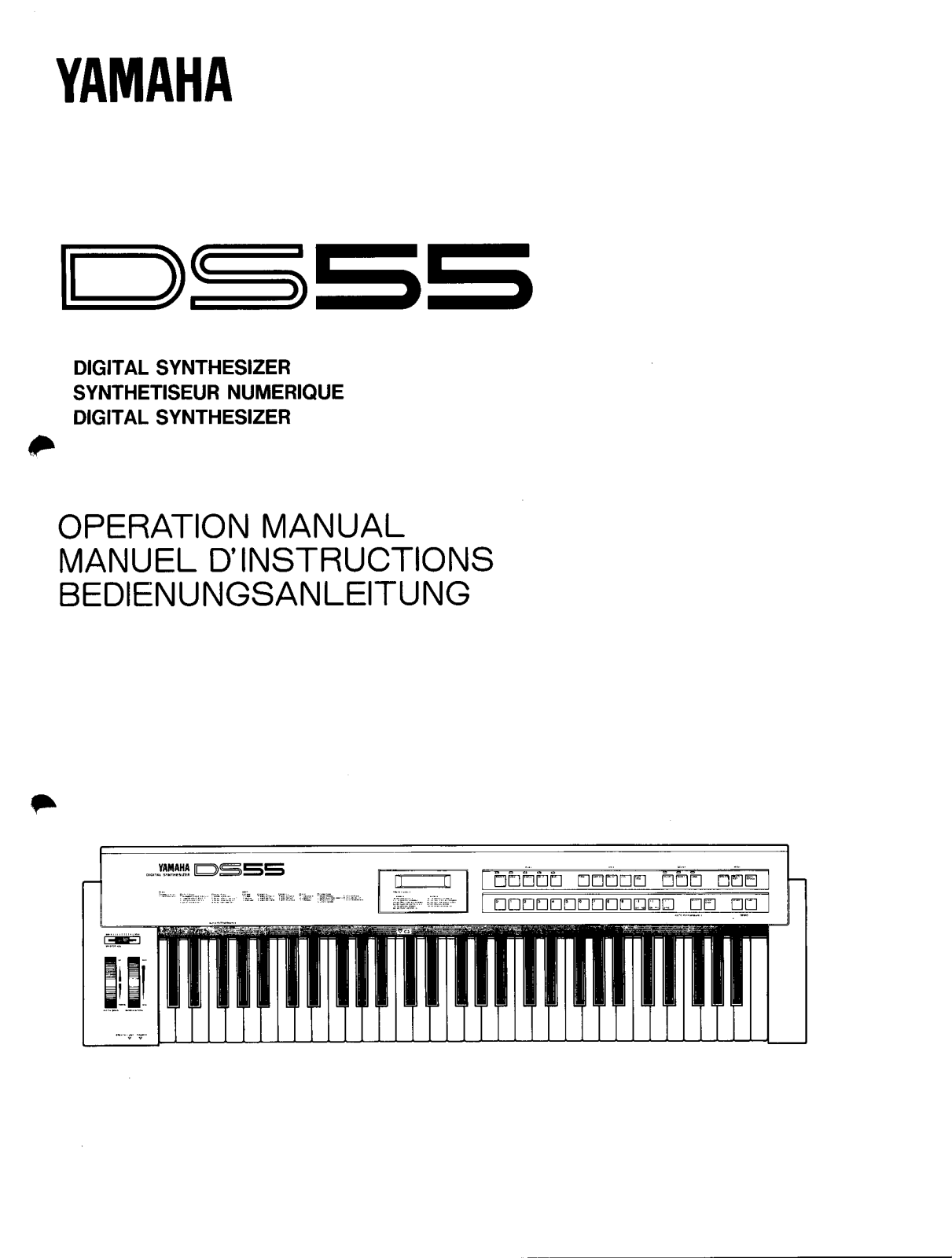 Yamaha DS55E User Manual