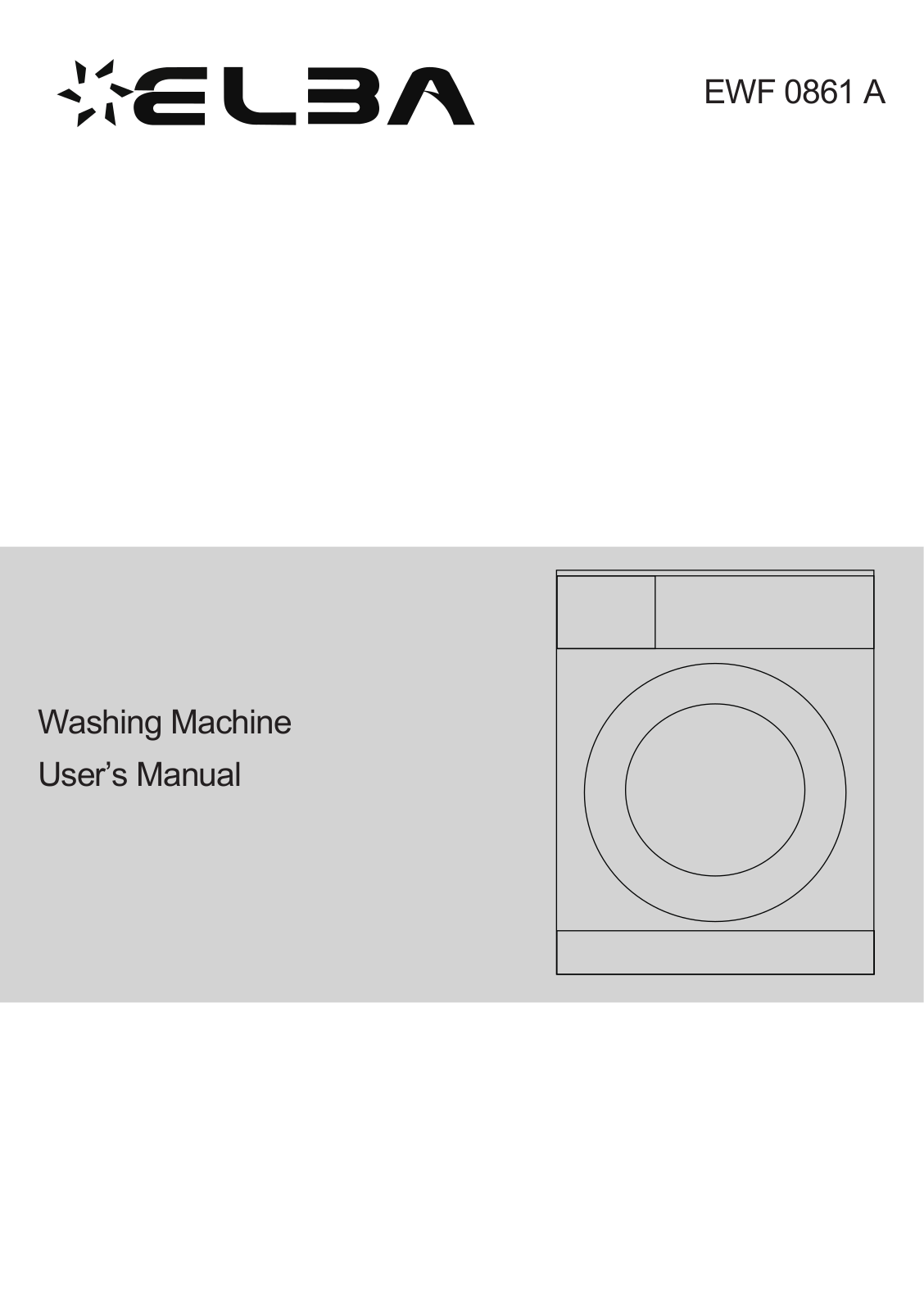 Elba EWF 0861 A User Manual - ManualMachine.com