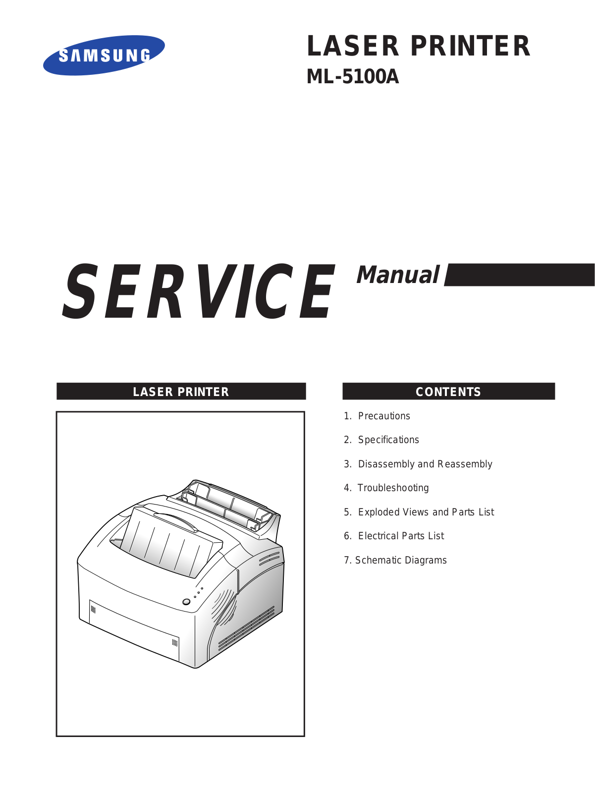 Samsung ML-5100 Service Manual