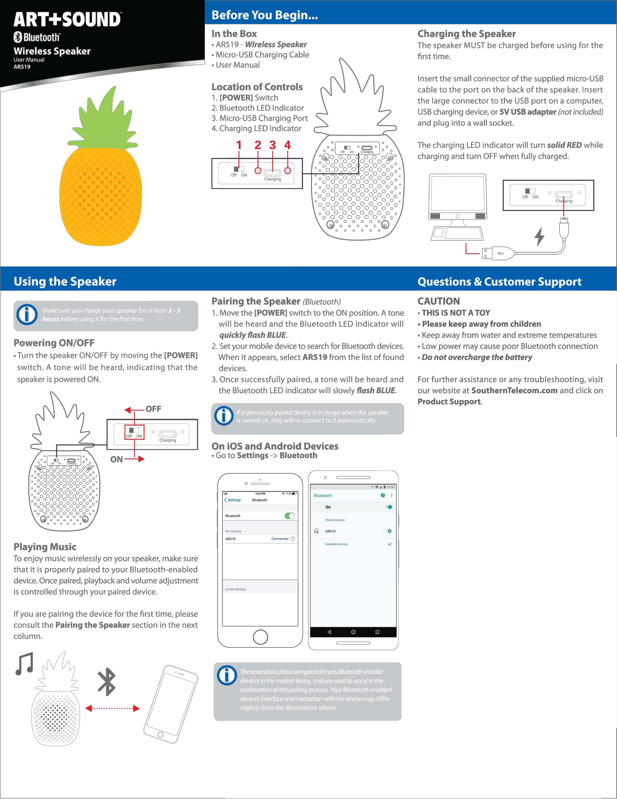 Art Sound AR519 User Manual