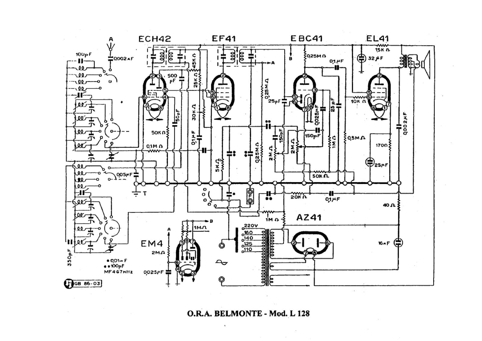 ORA belmonte l128 schematic - ManualMachine.com