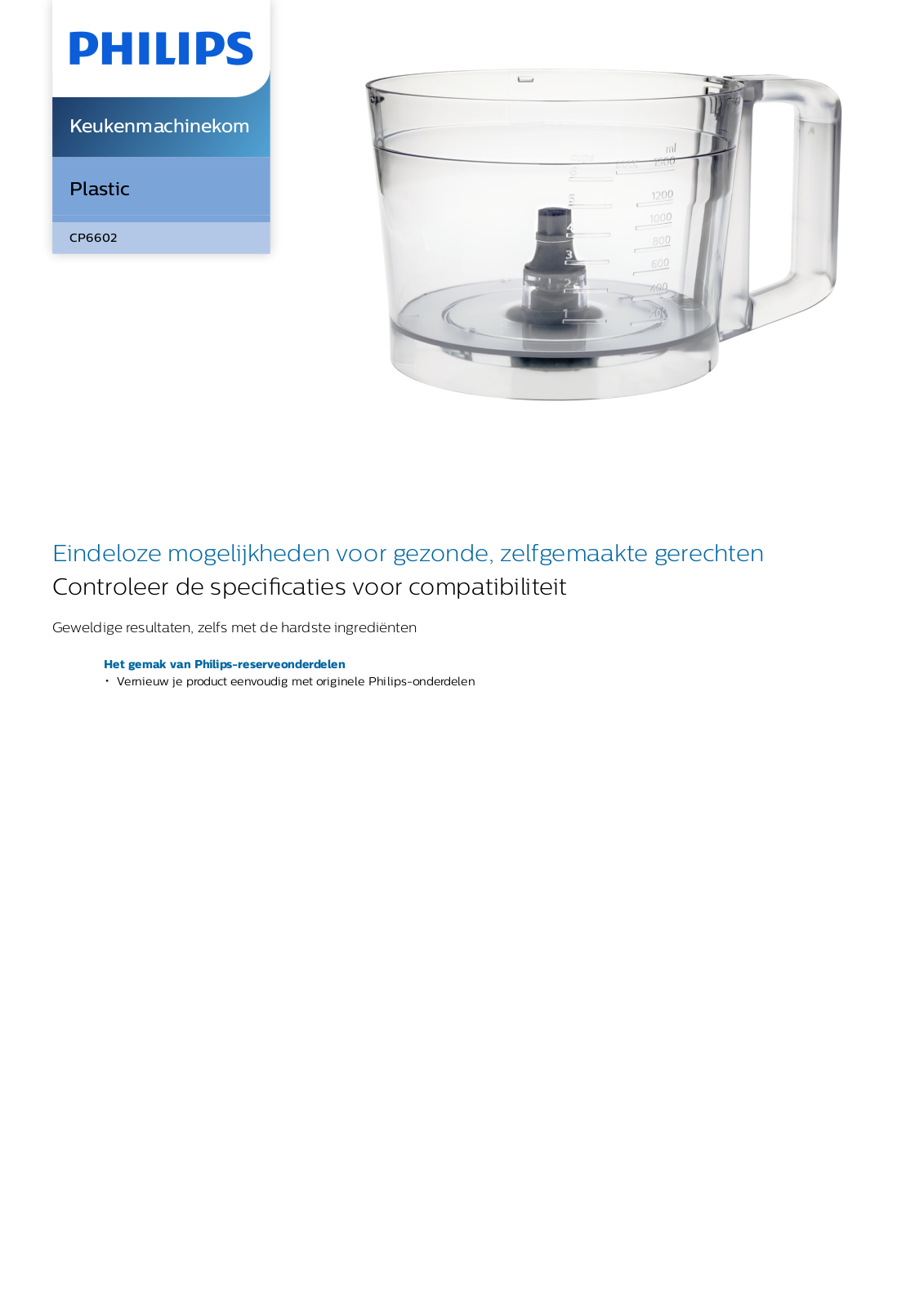 Philips CP6602/01 Leaflet - ManualMachine.com