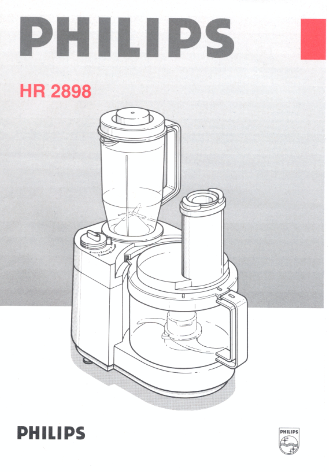 Philips HR2898/10, HR2898/00 User Manual