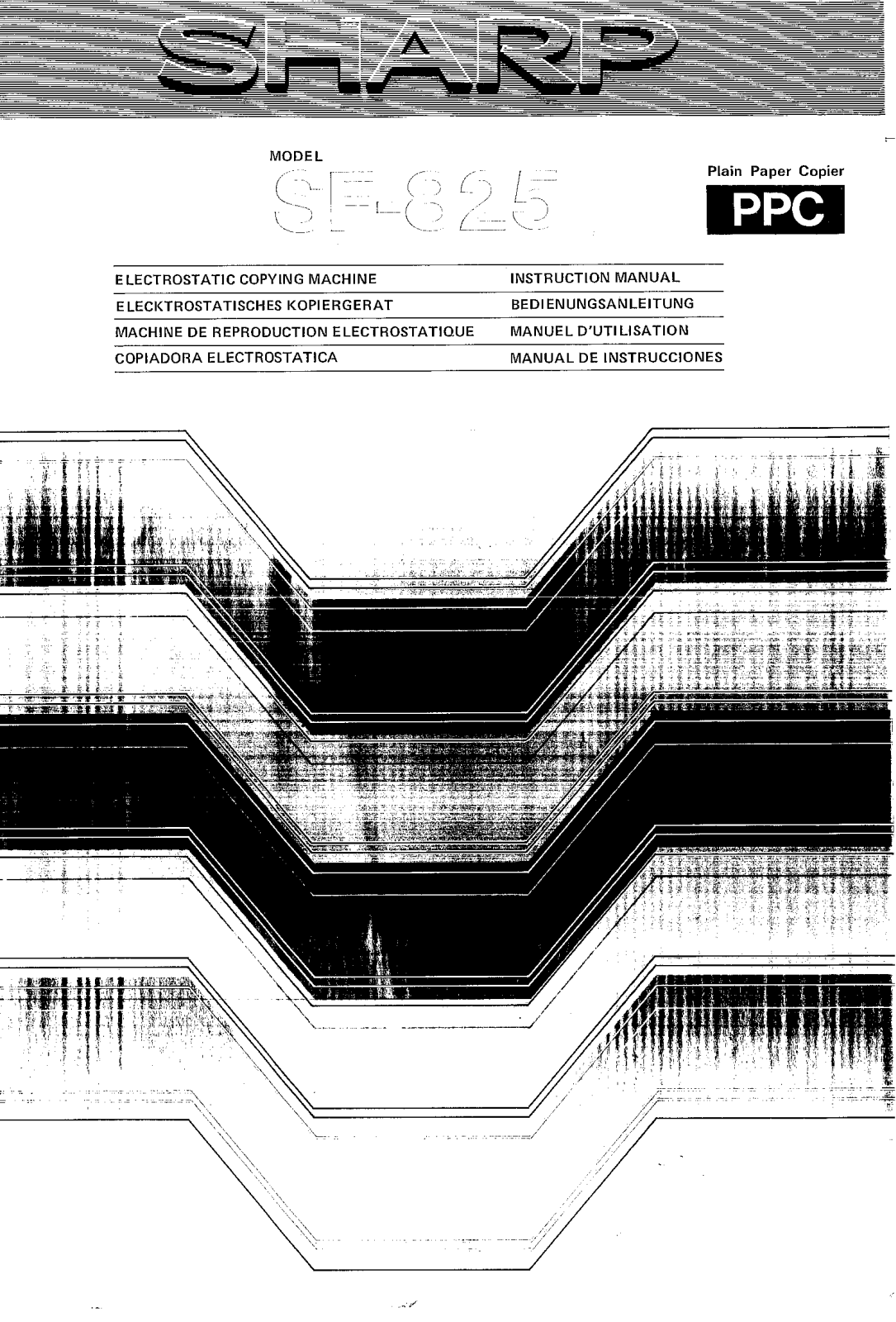 Sharp SF-825 User Manual