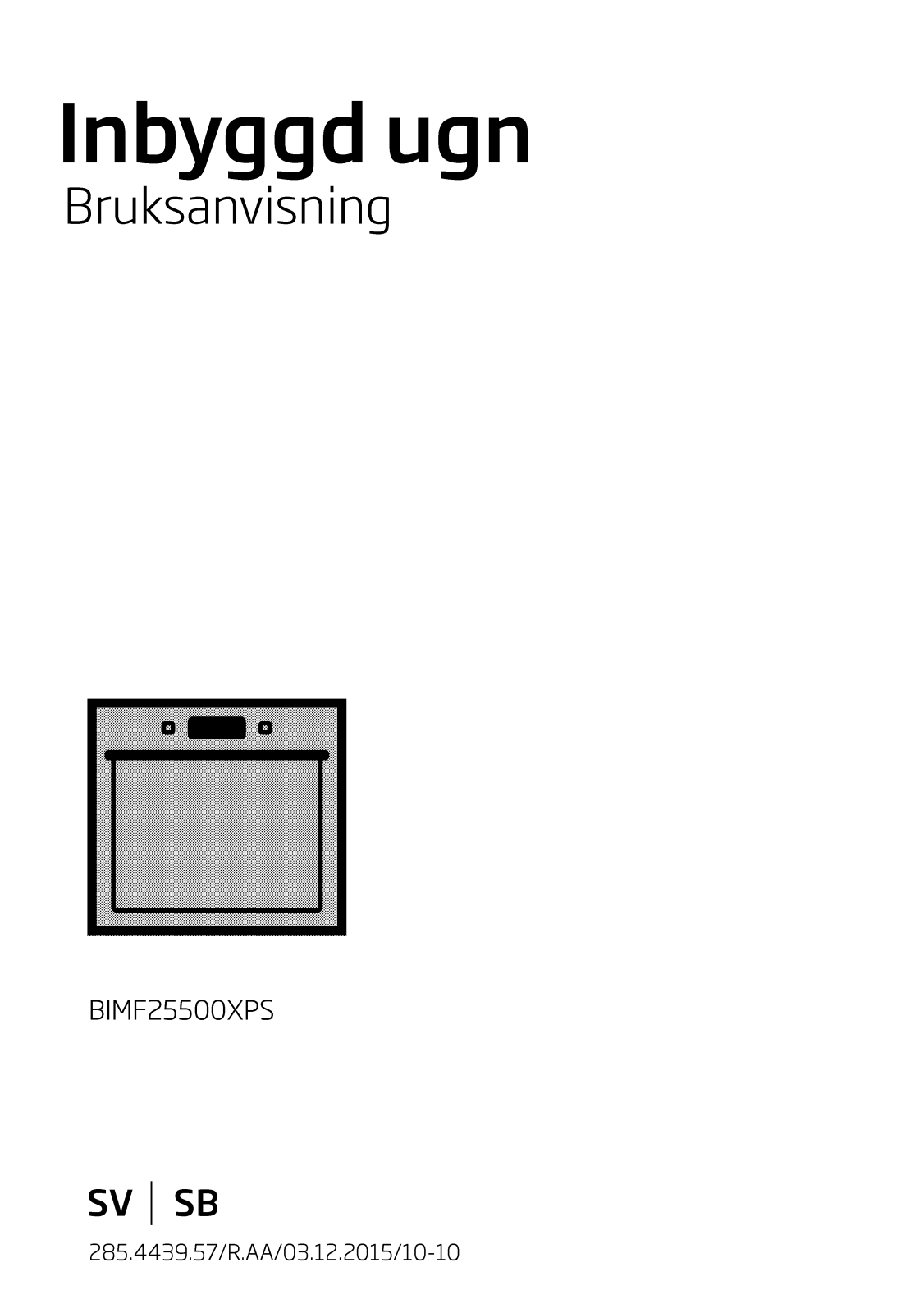 Beko BIMF25500XPS User manual