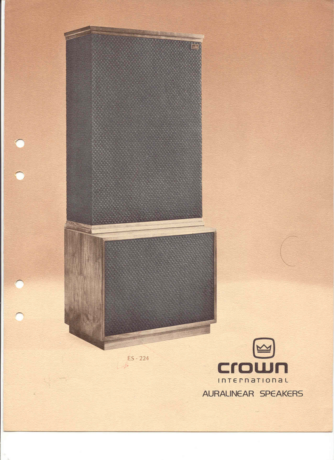 Crown ES-224 Brochure