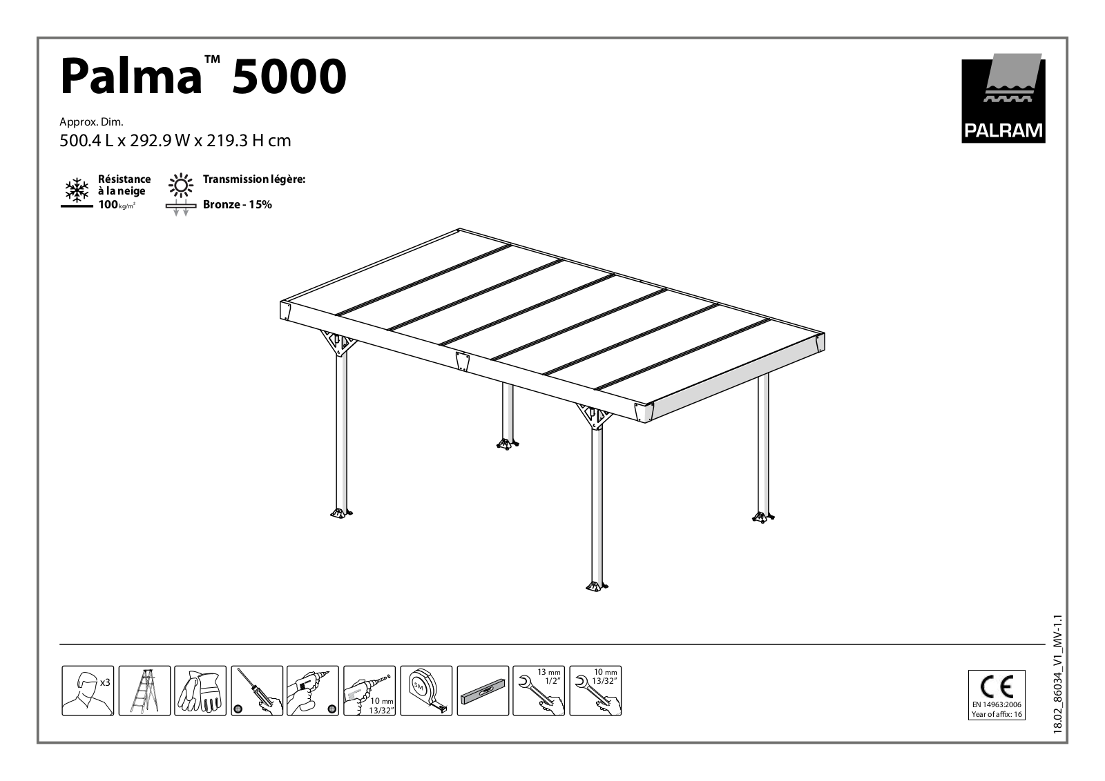 Palram Palma 5000 User Manual - ManualMachine.com