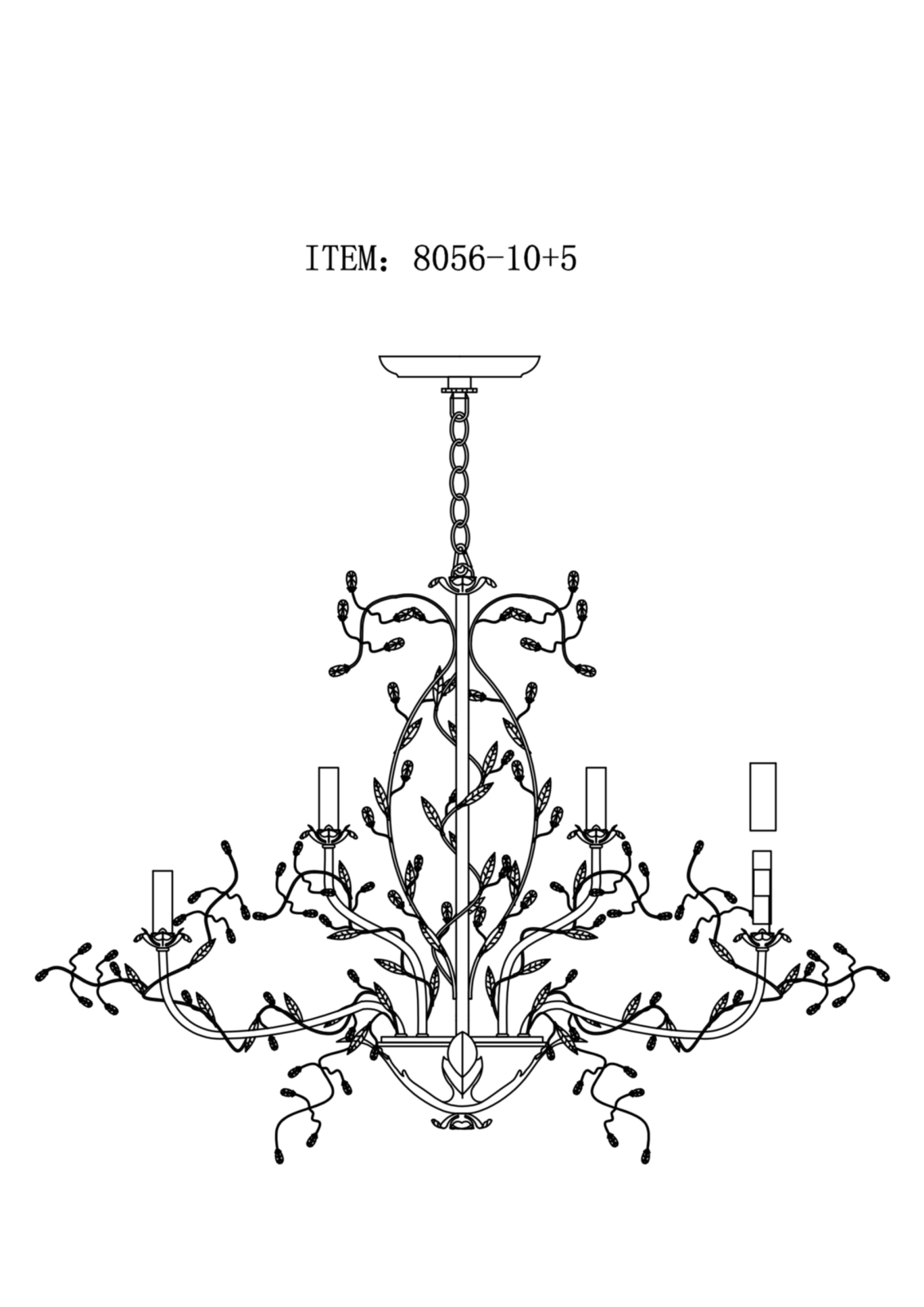 ELK Lighting 8056105 Assembly Guide