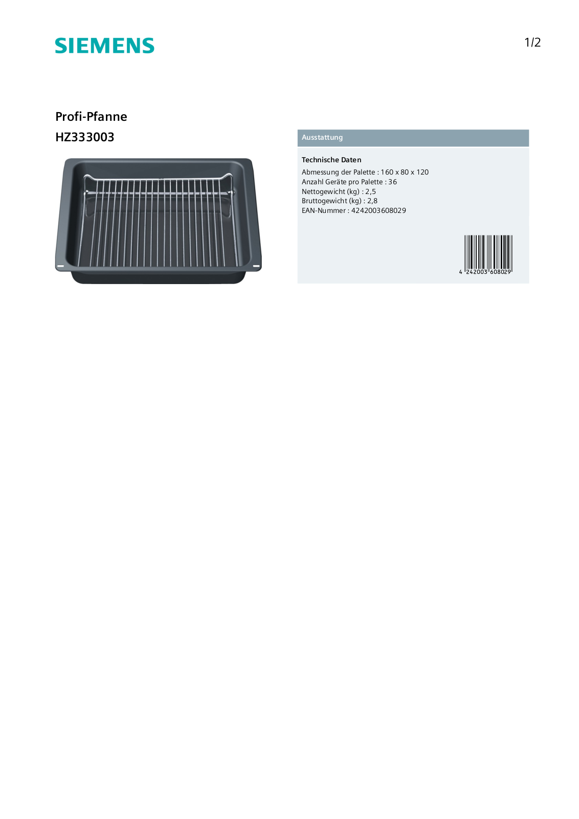 Siemens HZ333003 User Manual