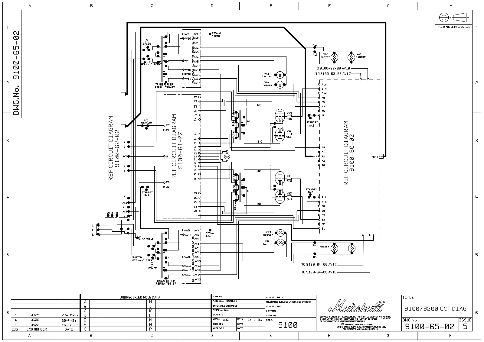 Marshall 9100-65-02 Schematic