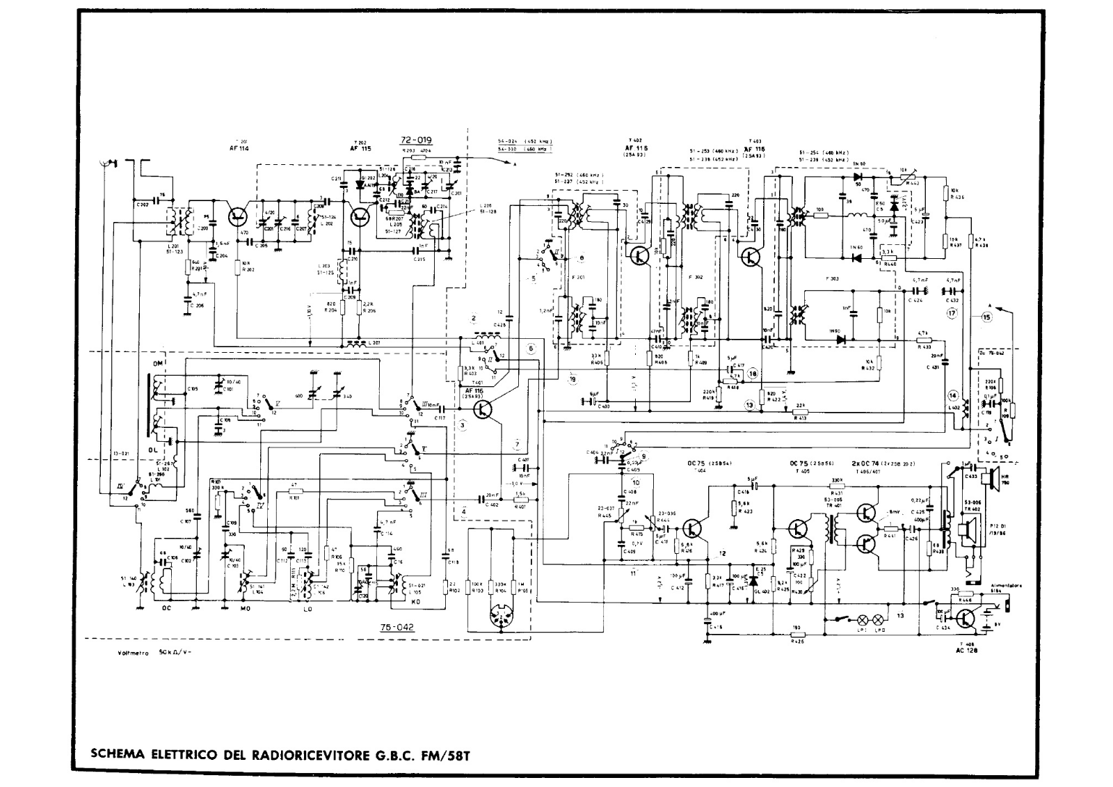 GBC fm 58t schematic