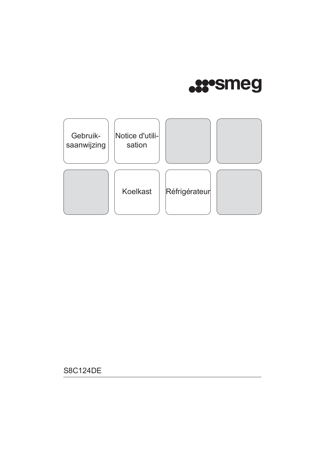 Smeg S8C124DE User manual