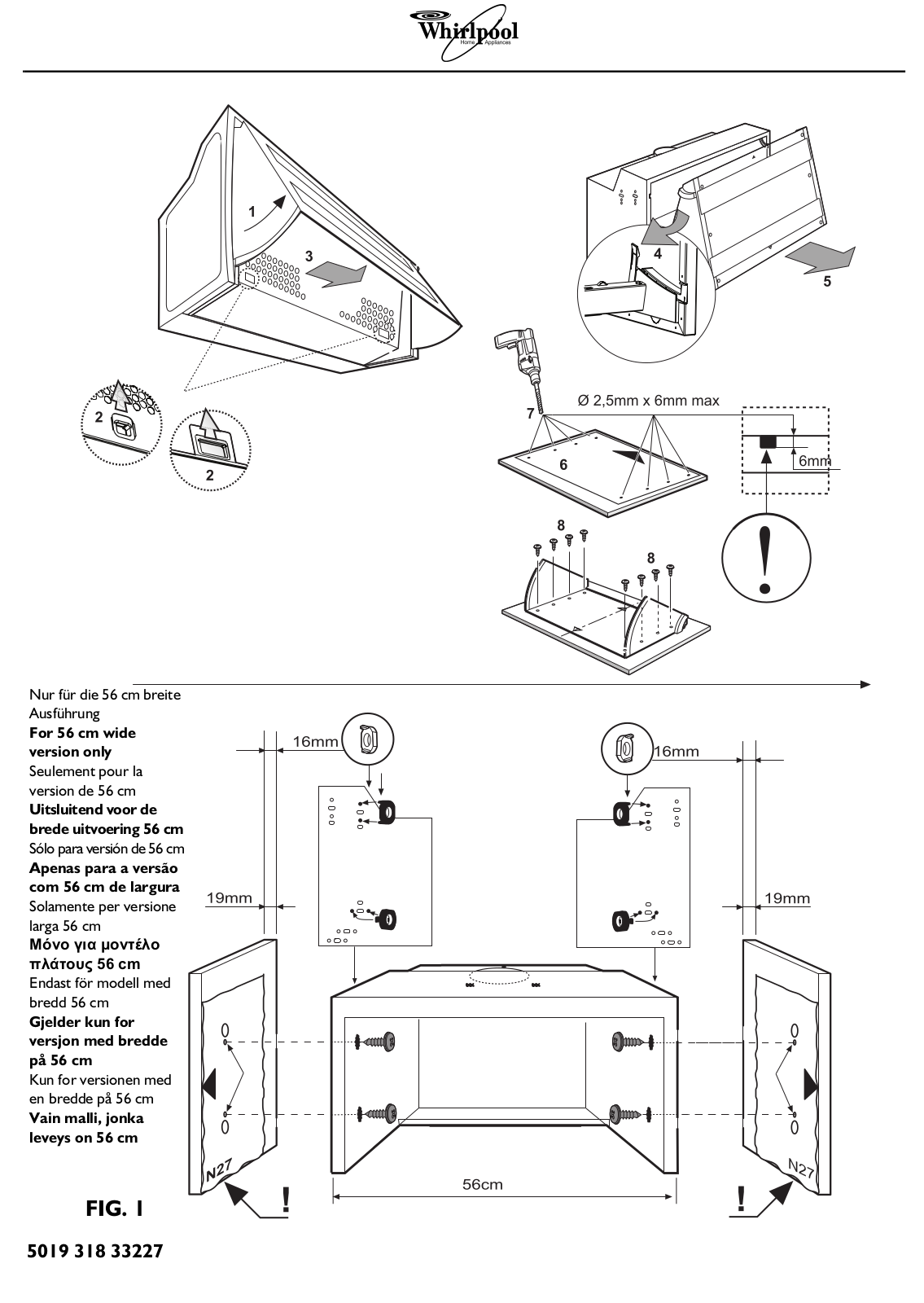 WHIRLPOOL AKR 852 GY User Manual