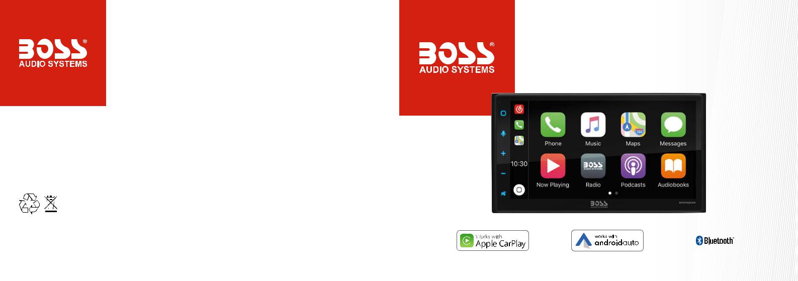 BOSS BVCP9850W User Manual