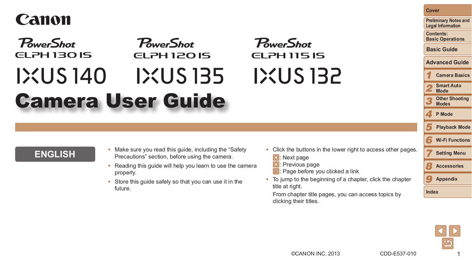 Canon 115 IS User Manual