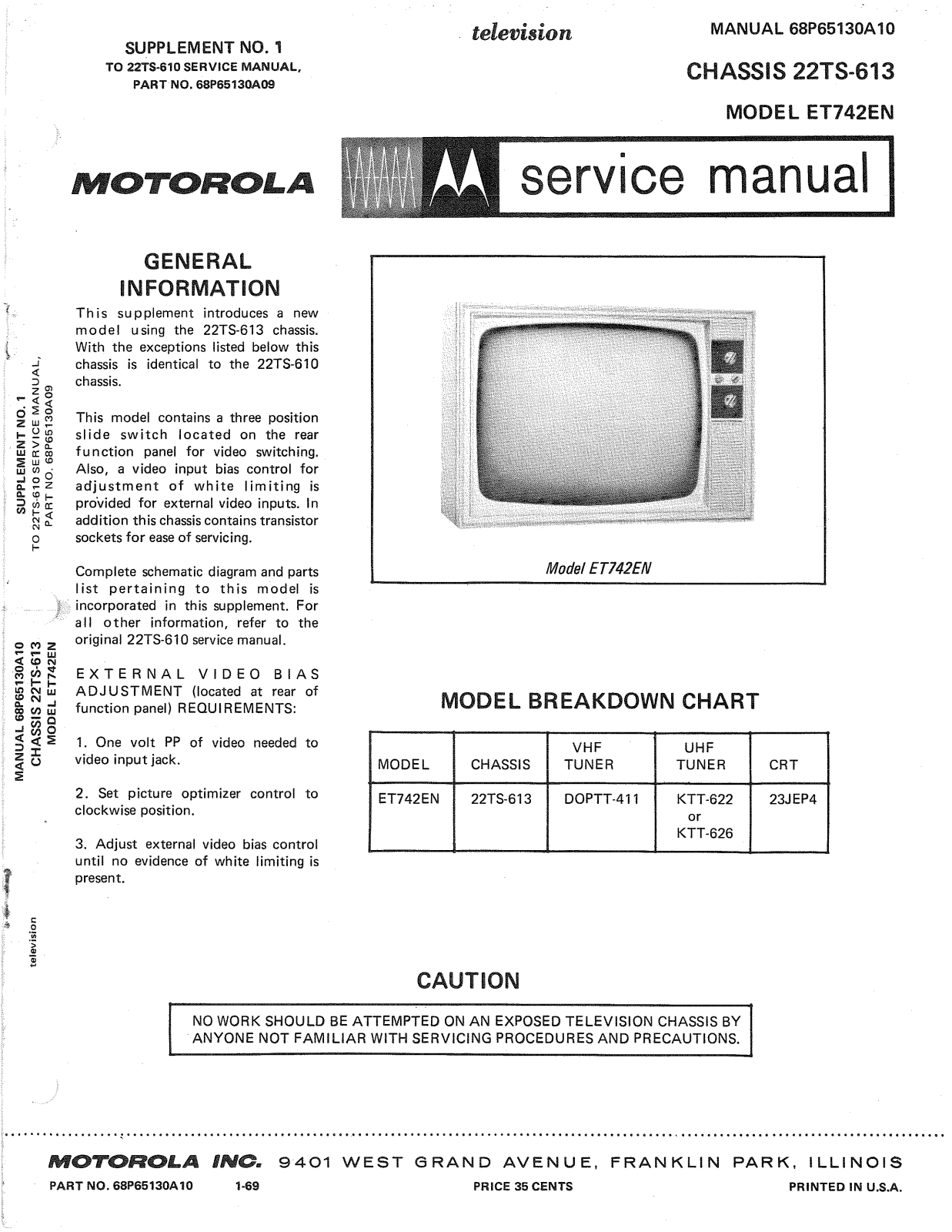 Moth Audio ET-742-EN Service manual