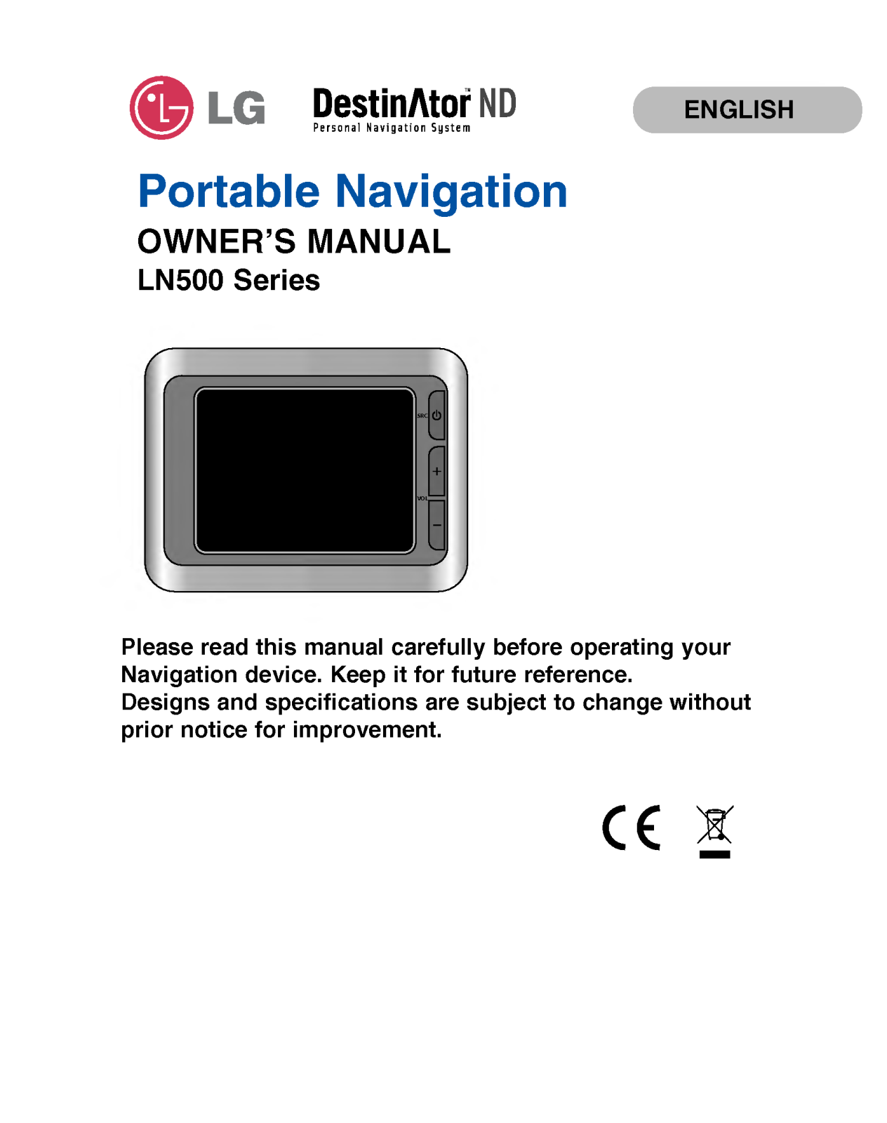 LG LAN-B360E22, LN500, LN505 User Manual