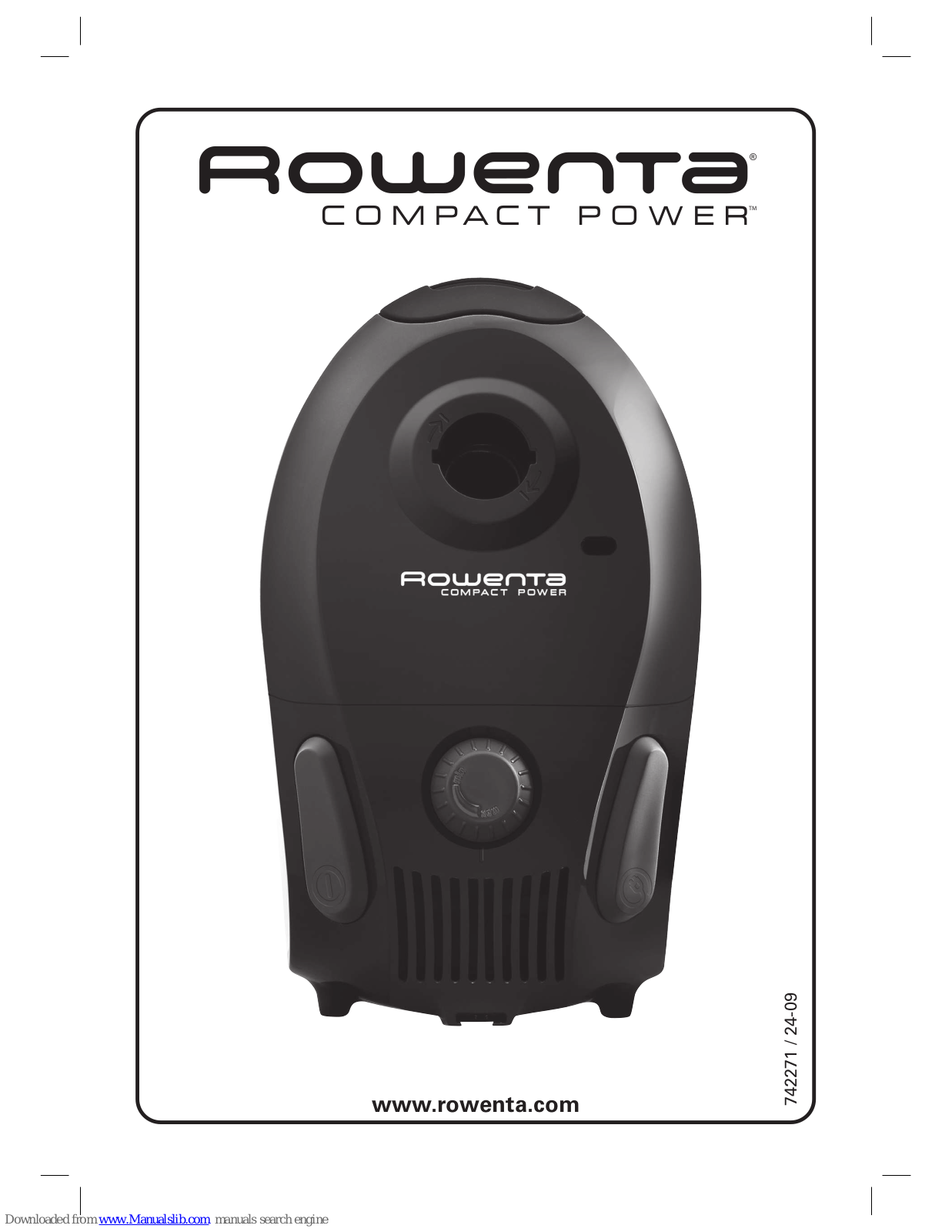 Rowenta COMPACT POWER Instructions Manual