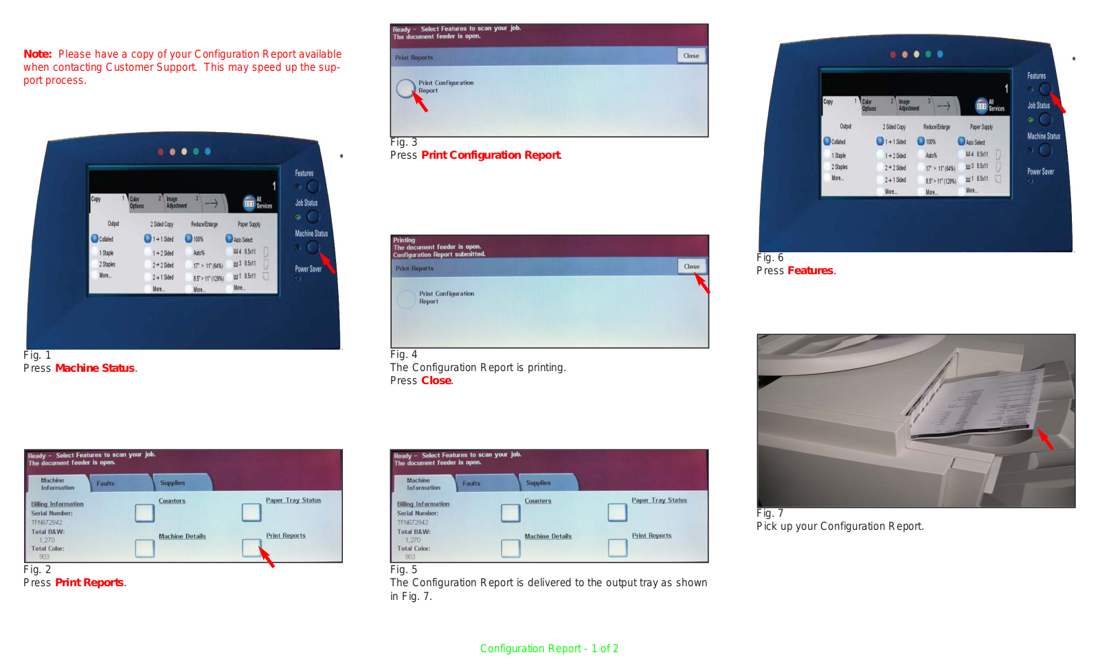 Xerox WORKCENTRE PRO C2636, WORKCENTRE PRO C3545, WORKCENTRE PRO C2128 Configuration Report