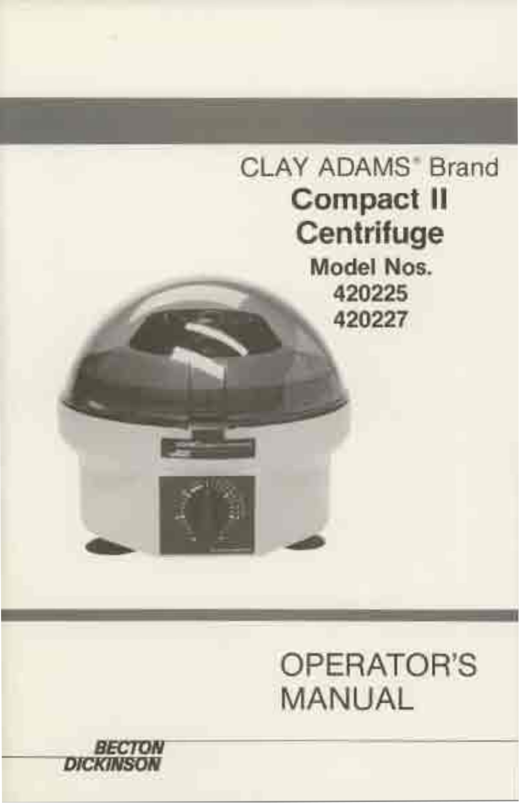 Becton Dickinson 420225, 420227 User guide - ManualMachine.com