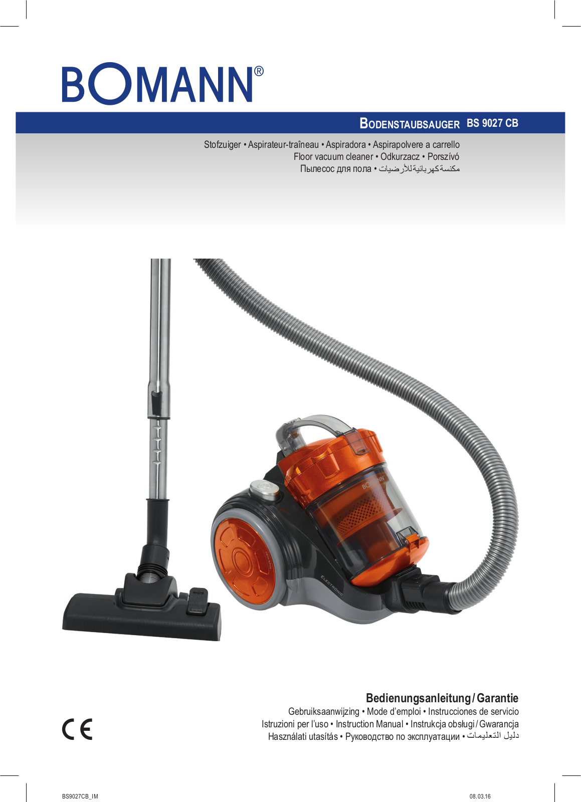 Bomann BS 9027 CB rot Service Manual