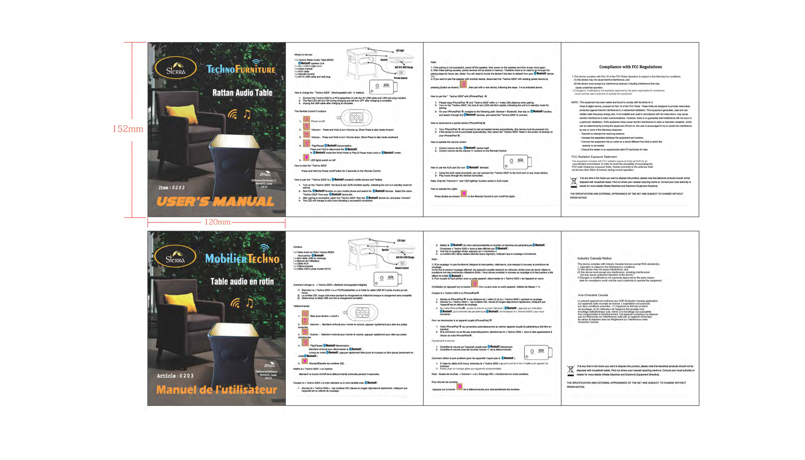 Jay Trends Merchandising TECHNO0203 User Manual