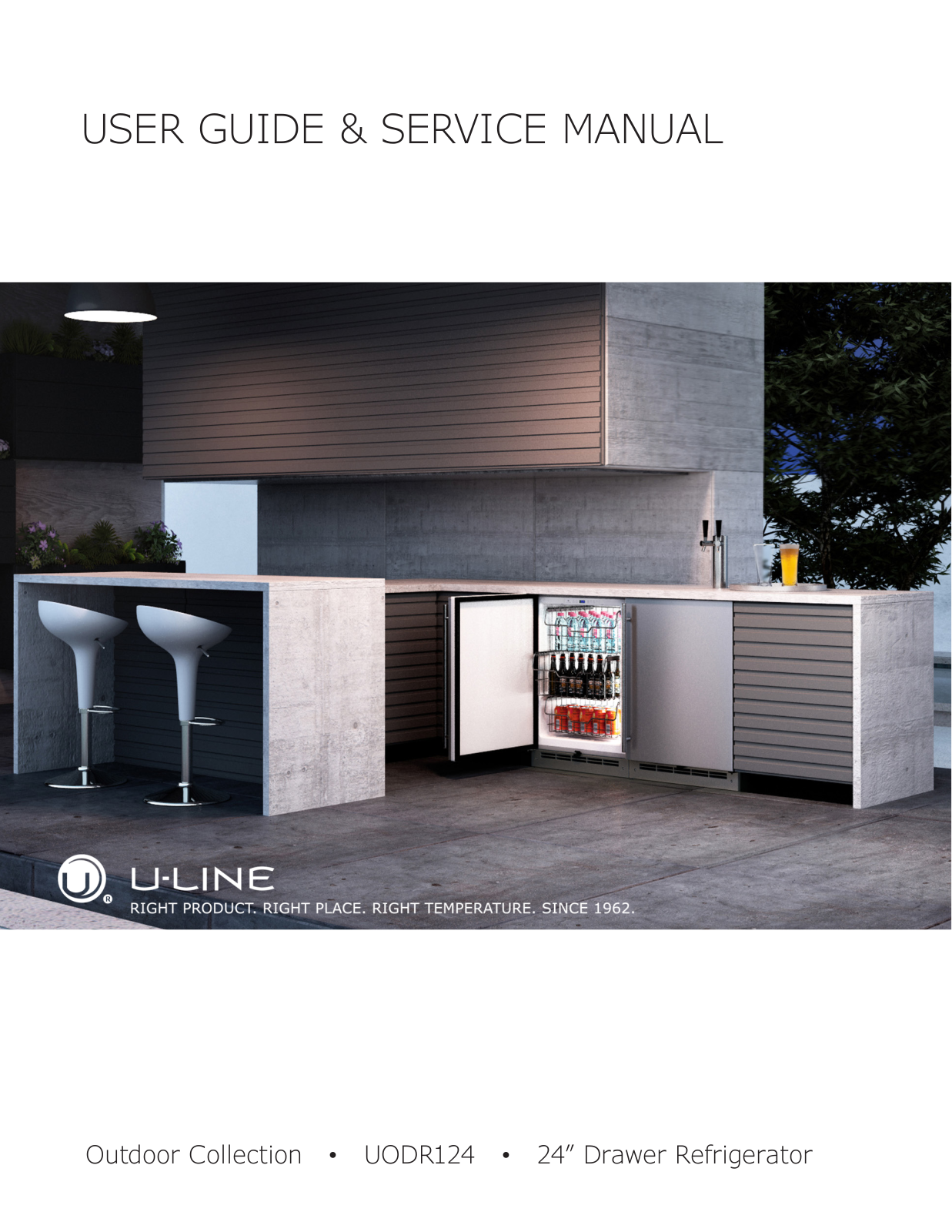 U-line UODR124 User Manual